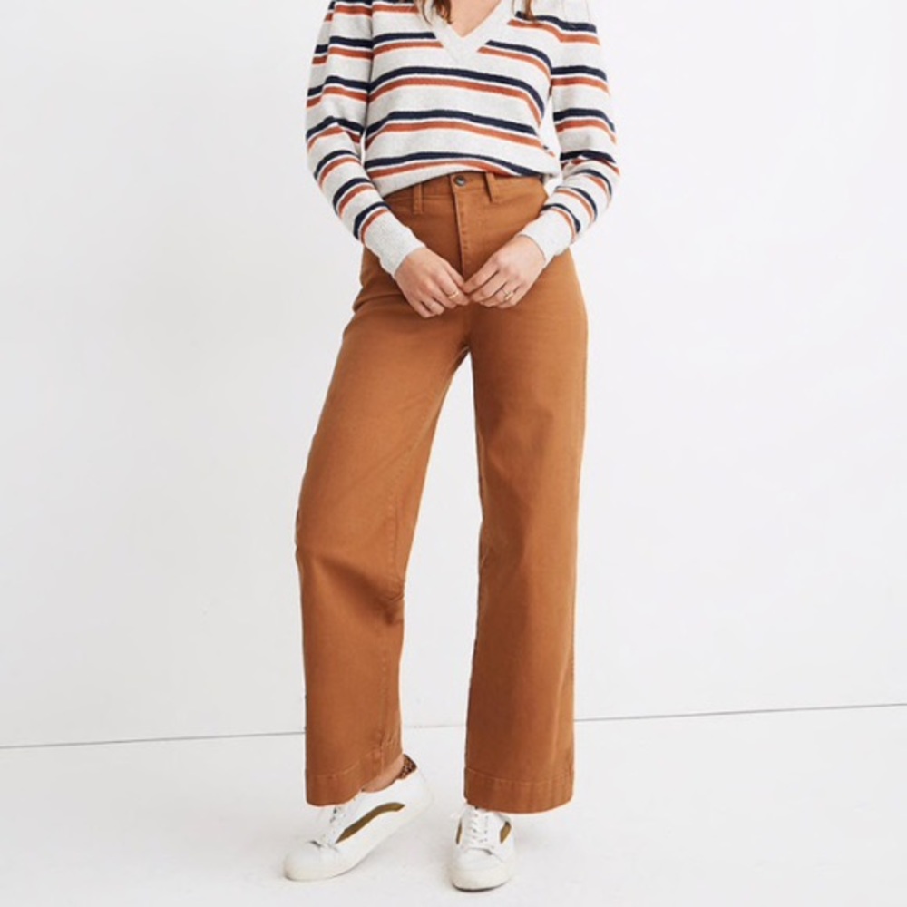 Madewell Slim Wide-Leg Emmett Pants